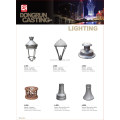 sand casting aluminium decorative lamp post base